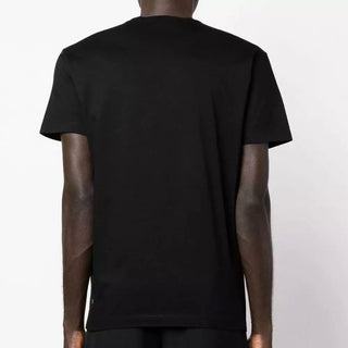 Elevate Your Style With A Chic Black Crew Neck Tee