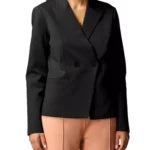 Elegant Viscose Blend Blazer Jacket