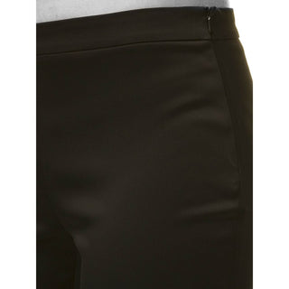 Elegant Satin Trousers With Side Zip