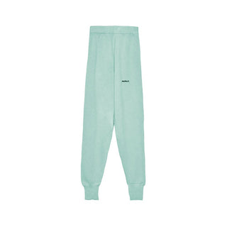 Mint Green Wool Blend Tracksuit Trousers