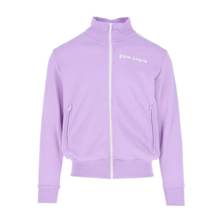 Elegant Lilac Turtleneck Zip Jacket