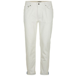 Elegant White Denim Trousers For Men