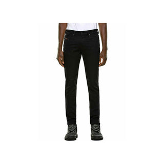 Black Cotton Jeans & Pant