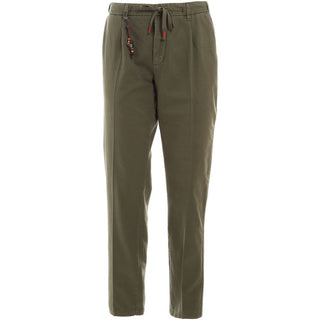 Elastic Waist Soft Cotton Trousers