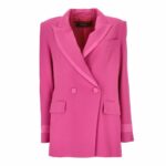 Elegant Fuchsia One-button Blazer