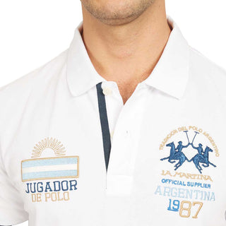 Elegant Stretch Cotton Pique Polo Shirt