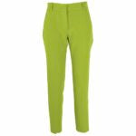 Green Polyester Jeans & Pant