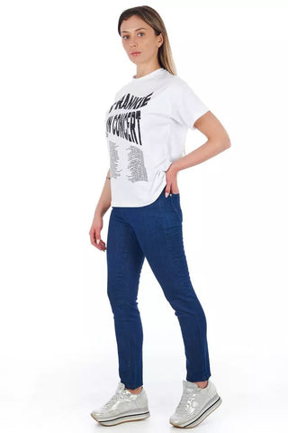 Chic Multi-pocket Skinny Denim