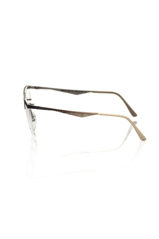 Glittering Gold Clubmaster Eyeglasses