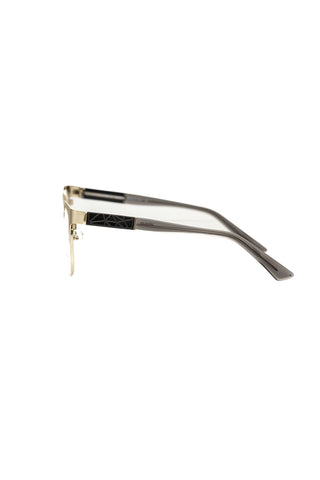 Geometric Chic Clubmaster Eyeglasses