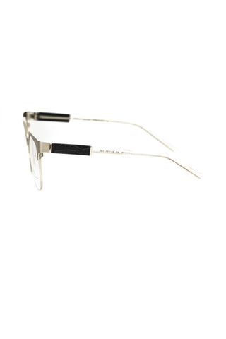 Geometric Pattern Clubmaster Eyeglasses