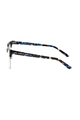 Elegant Clubmaster Blue Fantasy Eyeglasses