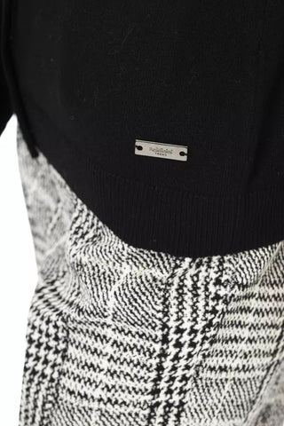 Elegant Long Sleeve Monogram Sweater