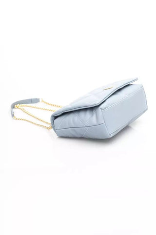 Elegant Light Blue Shoulder Flap Bag