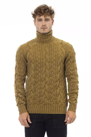 Elegant Wool-cashmere Turtleneck Sweater