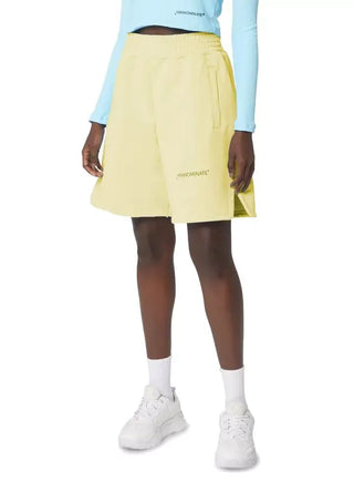 Chic Summer Cotton Bermuda Shorts In Sunshine Yellow