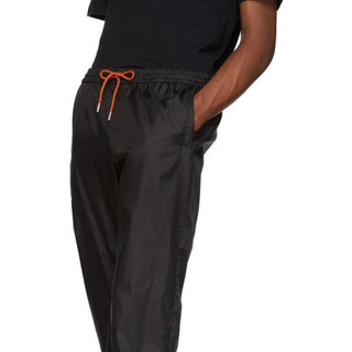 Elevated Casual Black Cotton Trousers