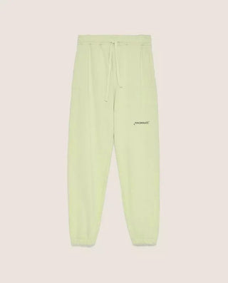 Pastel Green Cotton Sweatpants For Men