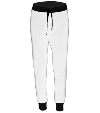 Elegant White Cotton Trousers With Crown Motif