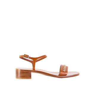 Brown Leather Tremiti Sandals