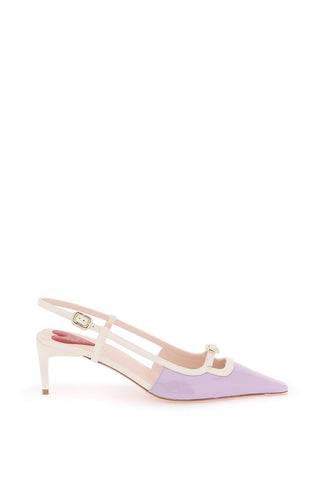 Roger Vivier Earrings two-tone patent leather pumps