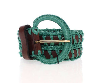 Enchanting Corset-style Woven Raffia Belt