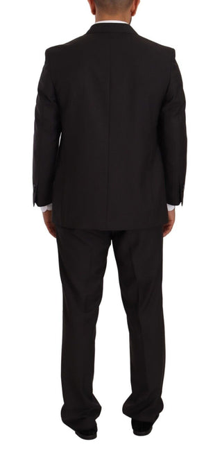 Sleek Grey 2-piece Mens Suit With Notch Lapels