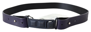 Chic Black Leather Fashion Belt