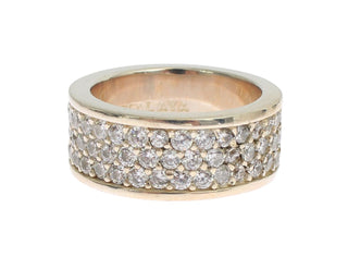 Glamorous Silver Cz Crystal Embellished Ring