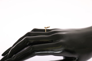 Elegant Gold-plated Sterling Silver Ring