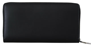 Elegant Textured Leather Continental Wallet