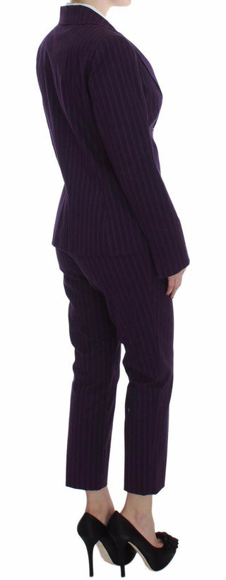 Elegant Striped Pant & Blazer Suit