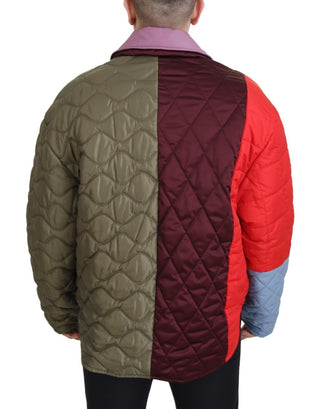 Elegant Quilted Multicolor Jacket