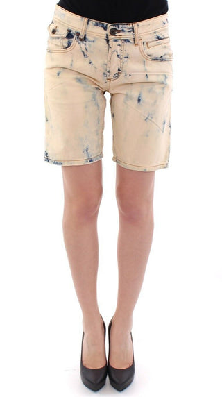 Chic Summertime Cotton Shorts In Blue