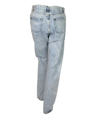 Saint Laurent Clothing Blue / W29 Women's Blue Cotton Snow Wash Denim Jeans