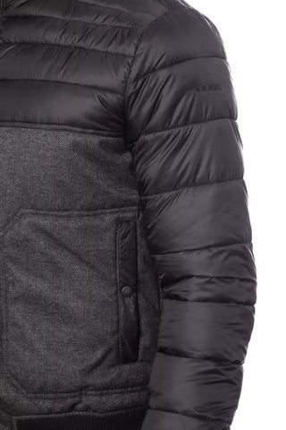 Sleek Gray Bomber Jacket For Men