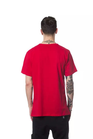 Red Cotton Men T-shirt