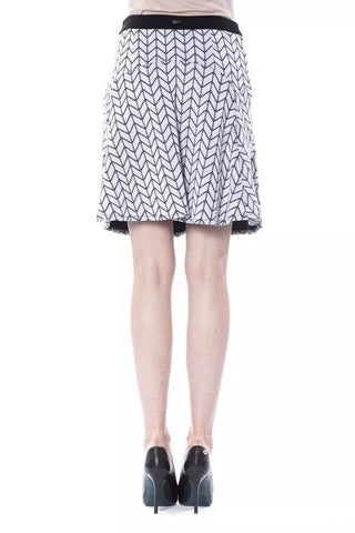 Chic Black And White Tube Short Skirt