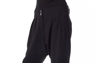 Elegant Oversized Black Trousers