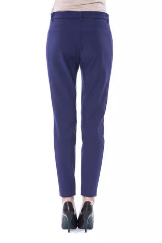 Chic Slim Fit Trousers With Zip Pockets