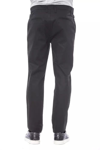 Classic Black Cotton Pants