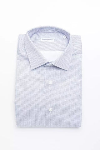 Elegant Medium Slim Collar Cotton Shirt