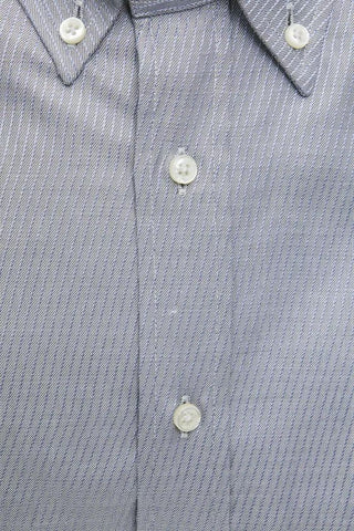 Beige Cotton Button-down Shirt - Timeless Elegance