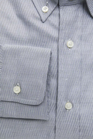 Beige Cotton Button-down Shirt - Timeless Elegance