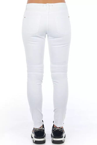 White Cotton Women Jeans