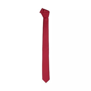 Elegant Pink Silk Slim Tie