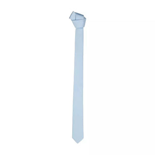 Elegant Silk Sky-blue Men's Slim Tie