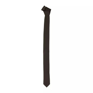 Elegant Burgundy Silk Slim Tie - 40mm
