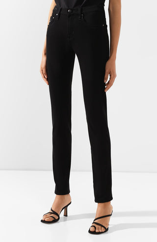 Sleek Black Slim-fit Kimberly Jeans