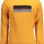 Autumn Orange Cotton-blend Crewneck Sweater